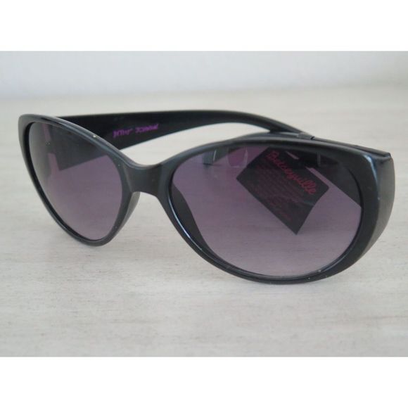 Betsey Johnson x Betseyville Women's Black Designer Sunglasses - Picture 7 of 7